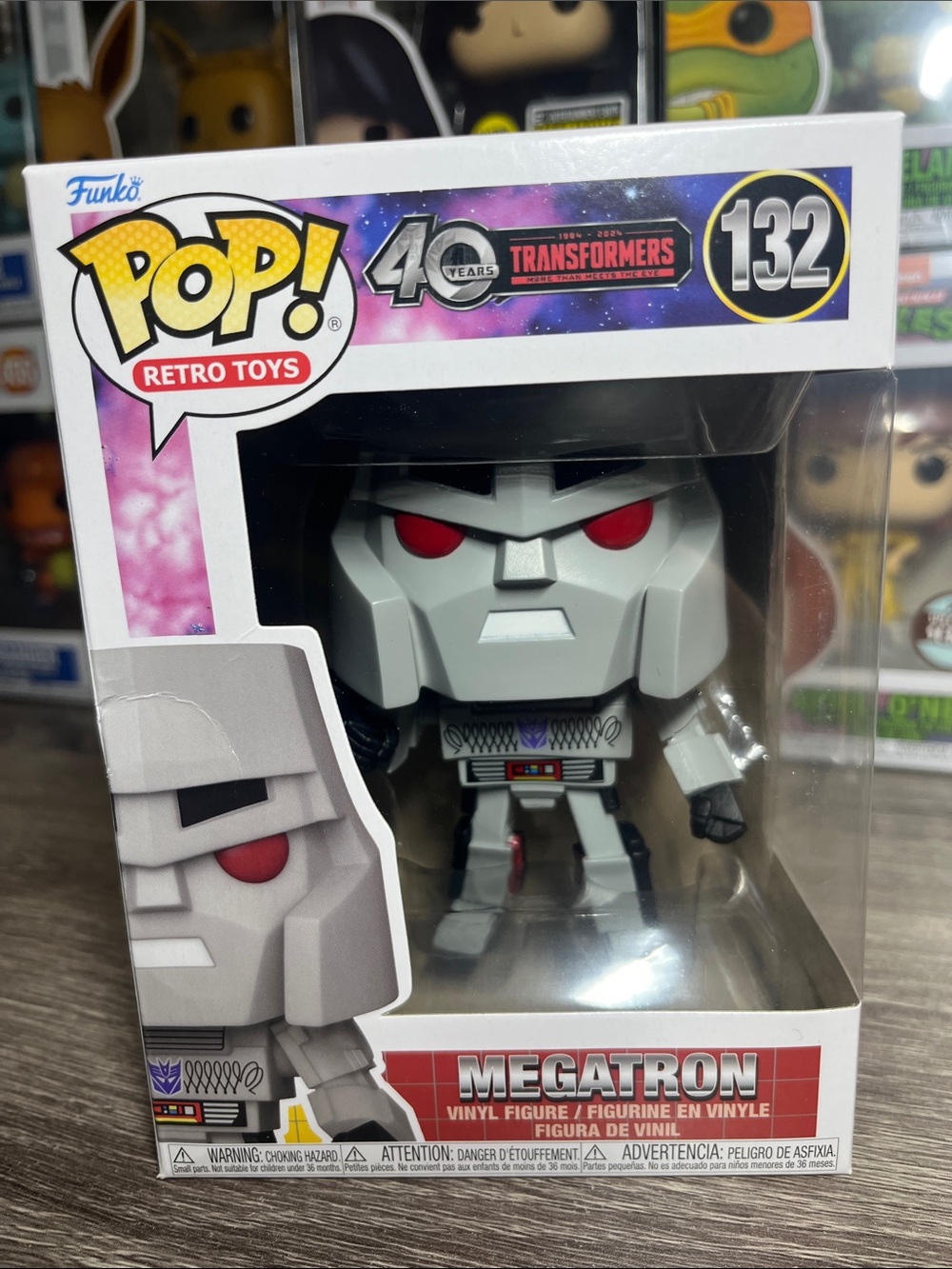 Funko Pop! Retro Toys Megatron Vinyl Figure - Gray, Red, Black